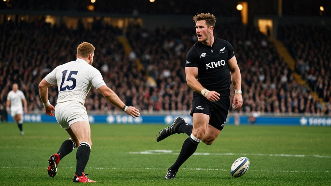 New Zealand Triumphs Over England 24-17 in Epic Rugby Union Test at Eden Park